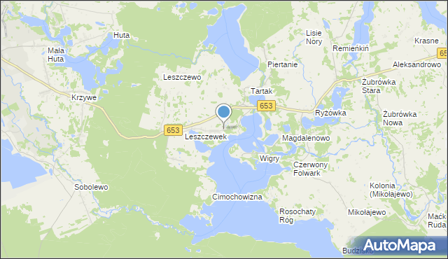 mapa Stary Folwark, Stary Folwark gmina Suwałki na mapie Targeo
